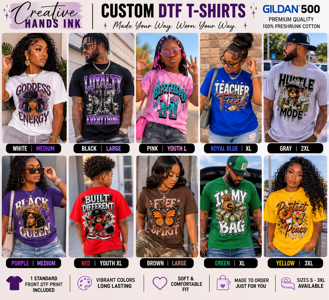 Custom T-Shirt – Upload Your Design