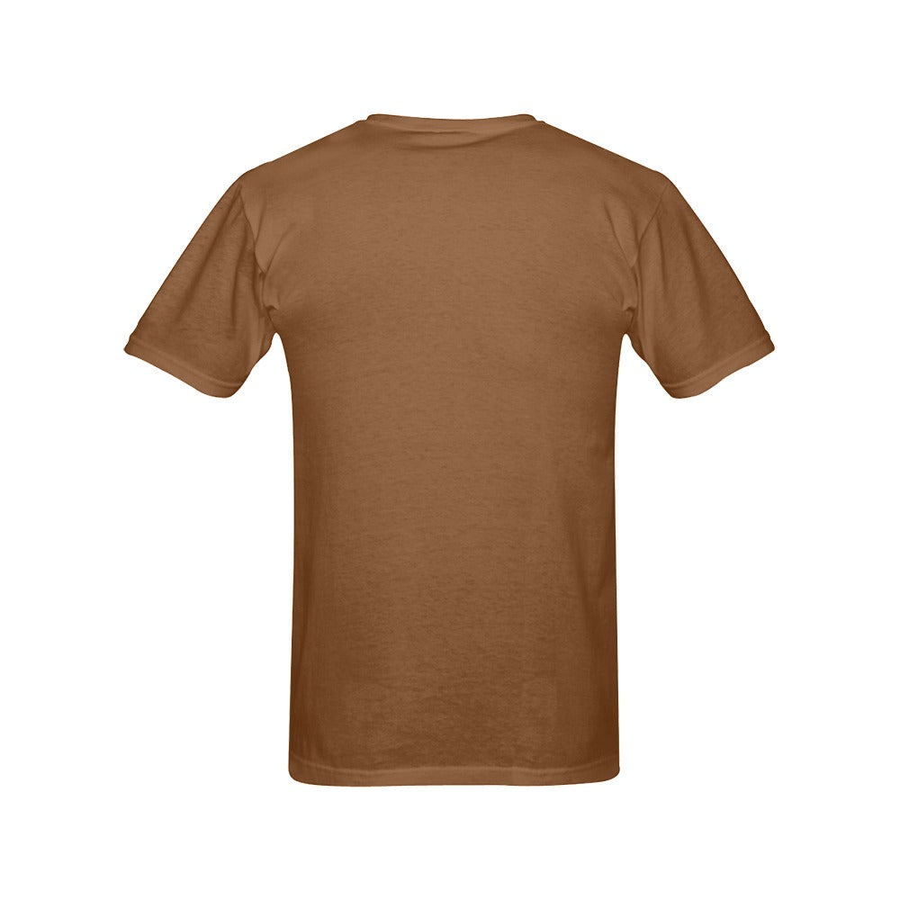 2024 Thanksgiving Crew T-Shirt.(brown) Men's  (Front Printing Only)