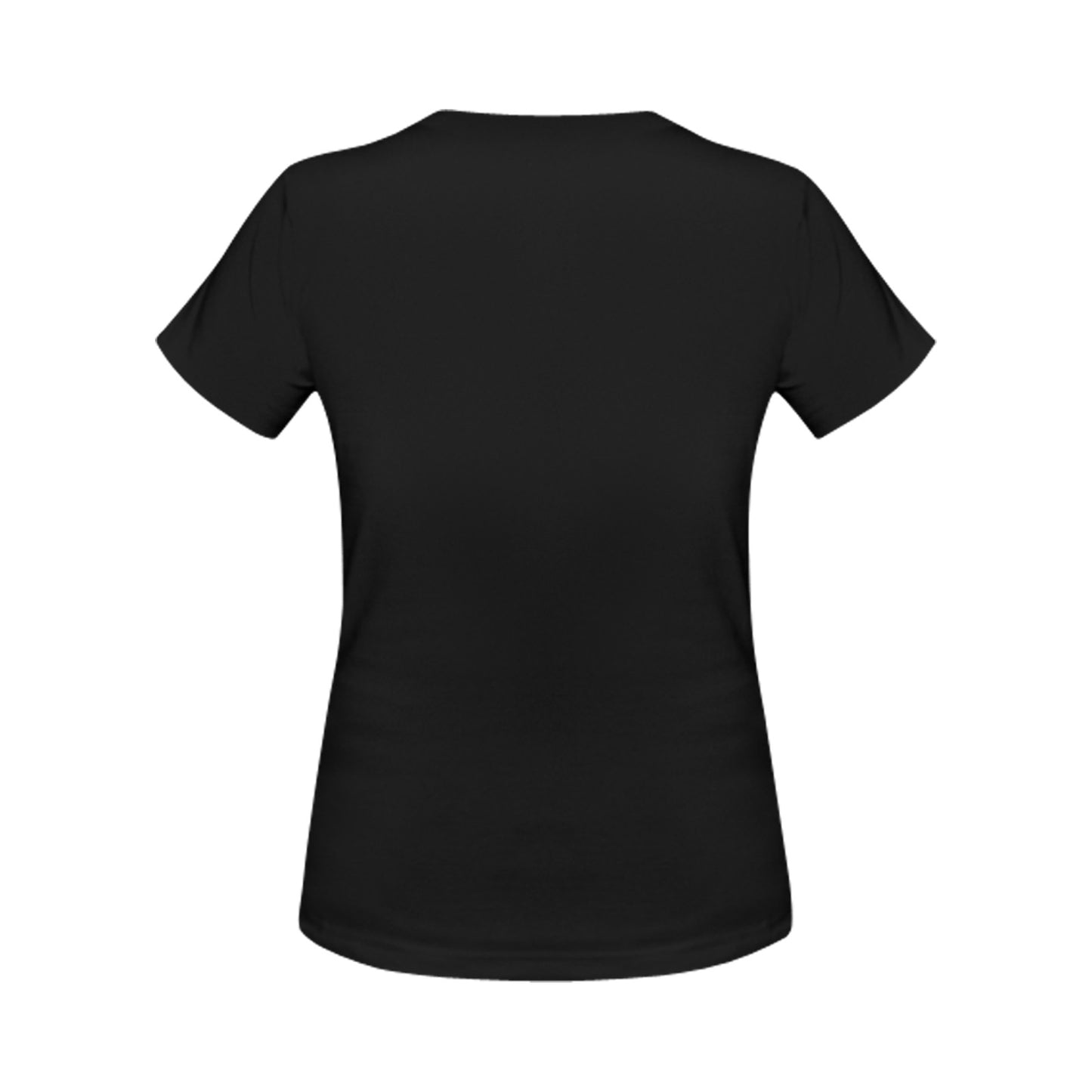2024 Thanksgiving Crew T-Shirt.women (black) Women's  (Front Printing Only)