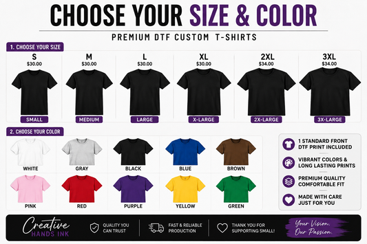 Custom T-Shirt – Upload Your Design