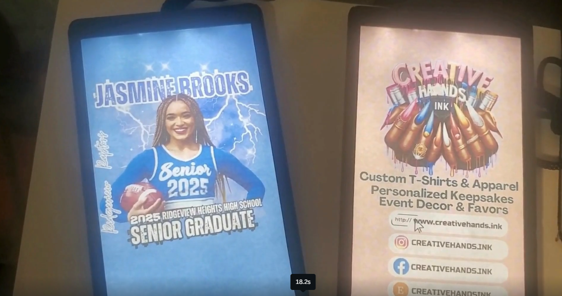 Customizable Light-Up Badge – Perfect for Events, Business, and More