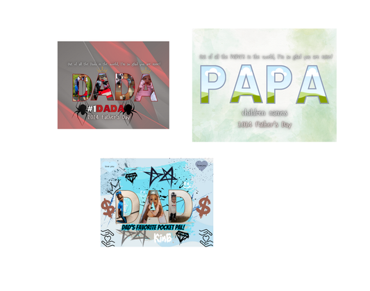 fathers day picture frames templates (12) canvapro